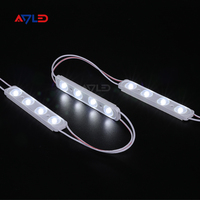 Module LED à injection haute puissance avec lentille 175 degrés 12V 3W IP65 étanche pour rétroéclairage 2835 pour caisson lumineux publicitaire