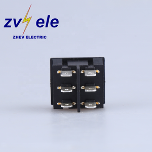 2p2t kcd2 đầy đủ màu đen 6 pin đôi cực ném Rocker chuyển đổi với 10A - Product Image 3