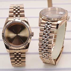 Bracelet de montre en acier inoxydable personnalisé pièces mécaniques modifiées de haute <span class=keywords><strong>précision</strong></span> insert de lunette cannelée pour mouvement <span class=keywords><strong>Seiko</strong></span> <span class=keywords><strong>NH35</strong></span> 8215 - Product Image 5