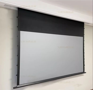 Y-140 "4K 8K Support HD <span class=keywords><strong>Gris</strong></span> Écran de projecteur à tension de languette souple Écrans de <span class=keywords><strong>projection</strong></span> <span class=keywords><strong>gris</strong></span> encastrés motorisés au plafond - Product Image 3