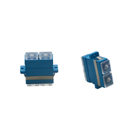 Adaptor Duplex SC/APC FTTH untuk Pelanggan, Coupler Serat Optik SM DX Low Loss untuk Transmisi Data