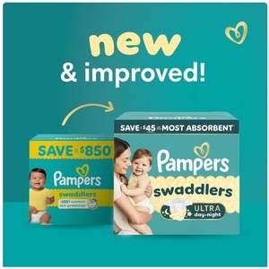 ผ้าอ้อมสำเร็จรูป Swaddlers ไซส์ 6 จำนวน 112 ชิ้น ซึมซับดีเยี่ยม ป้องกันได้ทั้งกลางวันและกลางคืน - Product Image 1