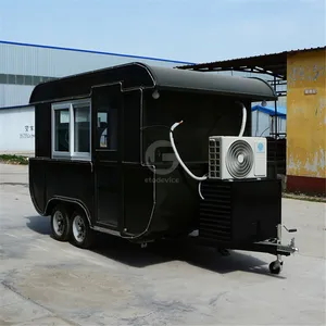 Thiết kế độc đáo thức ăn nhanh giỏ hàng di động đường phố bánh pizza Trailer cho bán