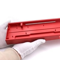Support de boîtier de claviers d'ordinateurs d'équipement automobile personnalisé bricolage Vibration Proof Machining CNC Aluminum Keyboard Positioner Plate