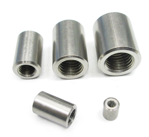 Écrou d'accouplement de tige de goujon de <span class=keywords><strong>barre</strong></span> de manchon fileté en acier inoxydable poli AL6063 pour le traitement de l'eau - Product Image 5