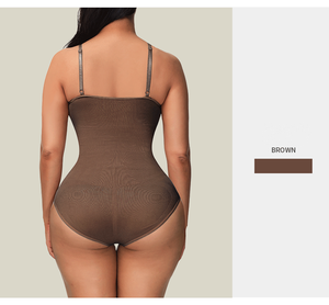 Una goccia di spedizione snellente senza cuciture Plus Size modellante per il corpo senza maniche biancheria intima coscia più sottile Body Shapewear per le donne - Product Image 5