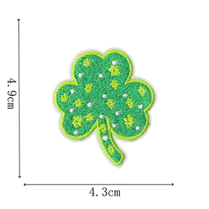 Patchs brodés thermocollants Trèfle porte-bonheur pour la Saint-Patrick - Product Image 6