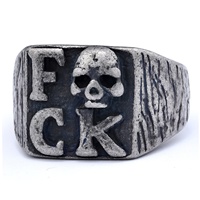 Bague Tressée en Acier Inoxydable Style Vintage Punk Gothique Effet Délavé, Plaqué Argent Antique, Accessoire Moto Personnalisé pour Hommes Motards