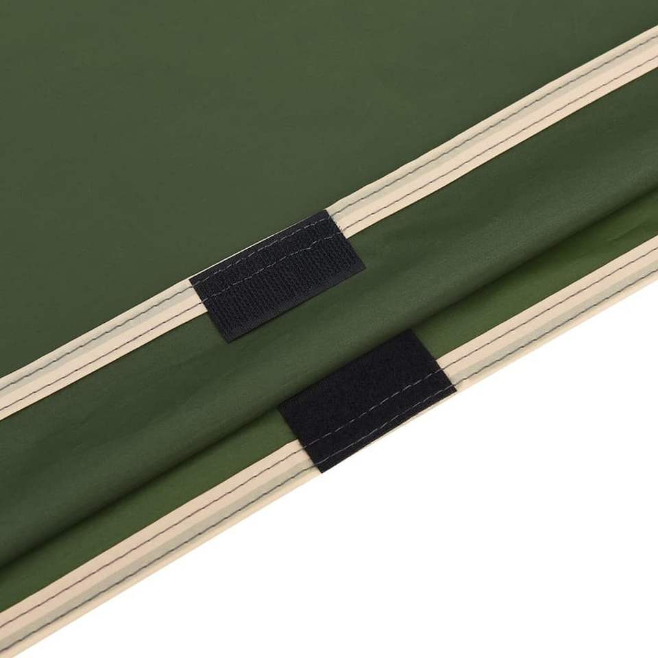 W2B VidaXL Green Rain for Poncho with Hood 2-in-1 Design XL Size Waterproof and Windproof Reusable for Climbing