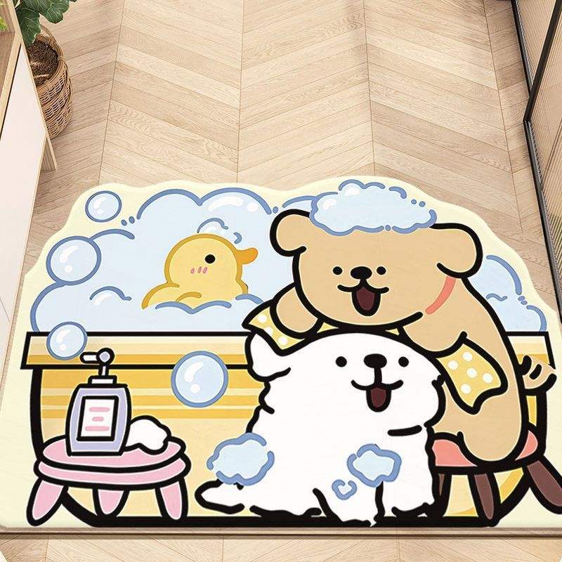 ผ้าขนหนูโฟมสำหรับสุนัข