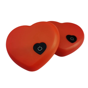 Giocattolo di peluche per cani dispositivo di battito cardiaco di peluche giocattolo movimento a forma di cuore vibratore peluche giocattolo accessori elettronici - Product Image 3