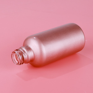 Commercio all'ingrosso rotondo oro rosa bottiglia contagocce di vetro per la cura dei capelli Oils-5ml essenziale 15ml 30ml 50ml 100ml dimensioni tappo a vite di tenuta - Product Image 3