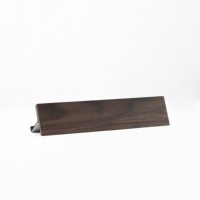 SAMDI Support vertical en bois de noyer pour ordinateur portable, support de bureau pour ordinateur portable, table pour ordinateur portable en bois de noyer pour un usage domestique