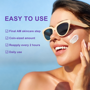 <span class=keywords><strong>Protector</strong></span> <span class=keywords><strong>Solar</strong></span> Facial Mineral SPF30 de Marca Privada, No Grasoso, Ligero, con Óxido de Zinc, Crema de Protección <span class=keywords><strong>Solar</strong></span> Física Suave - Product Image 5
