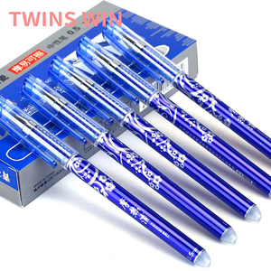 <span class=keywords><strong>Stylo</strong></span> gel effaçable en gros, 0,5 mm, noir et bleu, double couleur, pour le bureau, l'école, écriture fluide, <span class=keywords><strong>stylo</strong></span> effaçable - Product Image 2