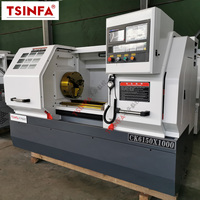 Tour CNC horizontal CK6150 avec commande FANUC, banc de 500 mm, équipement de tournage de précision pour l'usinage de pièces d'arbres métalliques