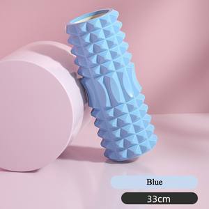 Cilindro <span class=keywords><strong>de</strong></span> Yoga <span class=keywords><strong>de</strong></span> PVC <span class=keywords><strong>de</strong></span> alta densidad ligero Rodillo <span class=keywords><strong>de</strong></span> espuma EVA hueco portátil <span class=keywords><strong>con</strong></span> puntos <span class=keywords><strong>de</strong></span> masaje 3D para ejercicio - Product Image 1