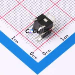 HX TS6672CJ BD Tactile Switch Through hole Component (THT),6x6mm Switch Single Pole Single Throw Square Button 2.5N Through Hole - Product Image 2