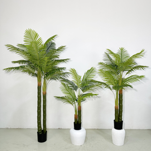 Nuevo producto doble <span class=keywords><strong>tronco</strong></span> <span class=keywords><strong>de</strong></span> alta calidad Artificial Areca <span class=keywords><strong>palmera</strong></span> decoración del hogar - Product Image 6