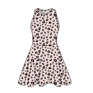 Abito da Yoga Estivo Senza Maniche ad Asciugatura Rapida per Ragazze, Vestito Sportivo Personalizzato, <span class=keywords><strong>Abbigliamento</strong></span> Alla Moda per Ragazze - Product Image 6