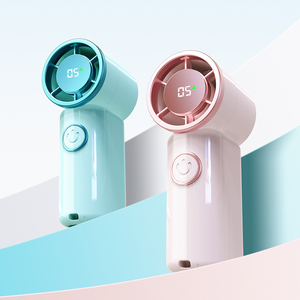 Mini ventilateur portable rechargeable 2000 mAh, ultra-léger (90g), 5 vitesses, format de poche, pour la vente en gros - Product Image 1