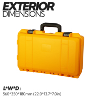 Boîtes à outils étanches, valises de transport en plastique, boîtes de rangement robustes pour outils, étuis de protection pour appareils photo, boîtes à outils