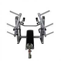 Máquina de Press de Pecho Comercial, Máquina de Ejercicios de Fuerza con Inclinación, Estructura de Acero Resistente, Equipo de Gimnasio