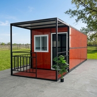 SKYLINE Design Flatpack House Luxury 20 pieds 40 pieds Mobile Tiny Home Maison modulaire préfabriquée Container House Maison de conteneur d'expédition