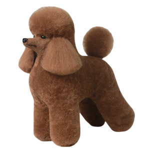 วิกผมสำหรับฝึกตัดขนสุนัขแบบเต็มตัว ยี่ห้อ Mr. Jiang Poodle สำหรับช่างตัดขนสัตว์เลี้ยง ใช้กับกรรไกรเท่านั้น ไม่มีหุ่นสำหรับฝึก สำหรับโรงเรียนสอนการดูแลสัตว์เลี้ยง - Product Image 4