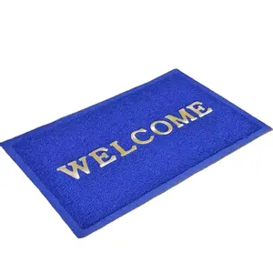 Tapis de sol d'entrée et de bienvenue, tapis de porte en bobine de Pvc, 1 pièce