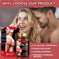 Pilules d'amélioration Maca Plus best-seller OEM Supplément ultime à base de plantes Agrandissement des fesses au Maca, fesses rapides et complètes