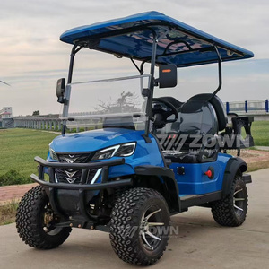 Carrito de Golf Utilitario Pequeño con Neumáticos Todoterreno Extra Grandes, Ideal para Transporte en Granjas y Campos de Golf - Product Image 2