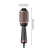Nouvelle brosse à cheveux électrique professionnelle détachable et interchangeable 2026, brosse à air chaud, peigne, ensemble de brosses sèche-cheveux 1 étape