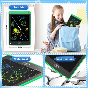 Tavola da 10 pollici per la scrittura LCD con schermo a colori Doodle Board per bambini tavoletta da <span class=keywords><strong>disegno</strong></span> riutilizzabile con disegni elettronici <span class=keywords><strong>giocattoli</strong></span> educativi - Product Image 4