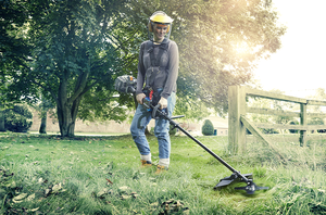Lawnmaster Électrique ménage tondeuse à gazon houe petit multifonctionnel rechargeable désherbage débroussailleuse NPTBSP2609A - Product Image 2