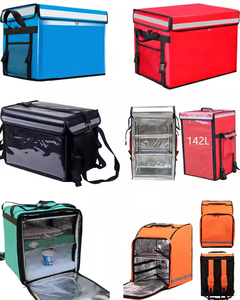 Zaino per la consegna di cibo per Pizza impermeabile e termoisolante, bicicletta da <span class=keywords><strong>asporto</strong></span>, borsa refrigerata isolata per la consegna di biciclette - Product Image 4