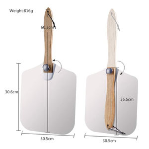 Ensemble de barbecue pierre à Pizza, meilleur four noir, pelage de petits cercles ronds et glacés carrés avec poêle Durable pour la cuisson - Product Image 6