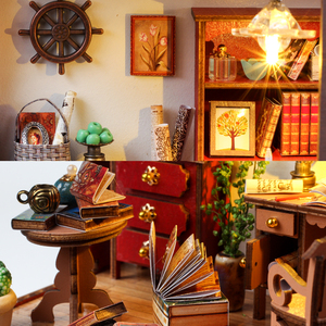 Kit Fai-da-Te Magic Shack per Angolo Libreria con Luce LED, Puzzle 3D in Legno Creativo, Decorazione per Libreria per Adulti - Product Image 4
