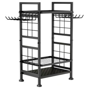Estantería para Herramientas <span class=keywords><strong>de</strong></span> Jardín, Resistente y Reforzada, Carro <span class=keywords><strong>de</strong></span> Acero para Herramientas <span class=keywords><strong>de</strong></span> Garaje, Estante <span class=keywords><strong>de</strong></span> Exhibición - Product Image 3