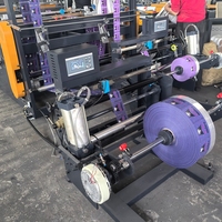 Machine de formage de sacs à double ligne à haute vitesse avec scellage latéral et impression multicolore pour l'usine de fabrication de sacs en plastique BOPP OPP PE