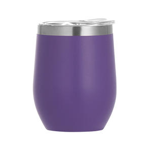 Vaso de acero inoxidable de 12 oz con recubrimiento en polvo, aislado al vacío, para fiestas de vino. - Product Image 2