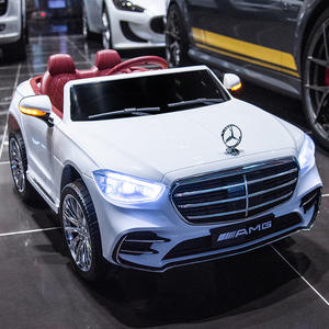 Voiture électrique pour enfants <span class=keywords><strong>Mercedes</strong></span>, <span class=keywords><strong>poussette</strong></span> à quatre roues, quatre roues motrices, télécommande, voiture jouet en plastique à monter pour garçons et filles - Product Image 3