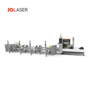 Efficient 2kw 3kw Alloy Steel Tube Lazer Cutter Automatic Loader Laser Cutting Machine For Small Metal Tubes