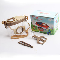 Good Quality Obest Plastic Magnifier Jar with Acrylic Lens 41mm Diameter Children Outdoor Scientific Explorer Magnifying Glass