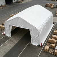 Tente modulaire à double paroi isolée à grande portée pour le stockage en vrac de foin, ensilage, céréales et fourrage pour le bétail