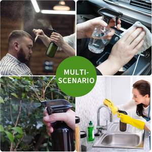 Bouteille en plastique PET de 300 ml/500 ml avec pulvérisateur à gâchette pour hydratant haute pression et détergent, pulvérisation de jardin - Product Image 5