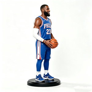 Figura de acción de resina personalizada de la estrella del baloncesto <span class=keywords><strong>James</strong></span>, bobblehead de los Philadelphia 76ers, <span class=keywords><strong>camiseta</strong></span> número 23, estatua coleccionable, decoración de escritorio, regalo. - Product Image 3