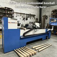 Torno CNC para Madera para Fabricación de Bates de Béisbol, Precortador Profesional, Máquina Automática para Hacer Bates de Béisbol