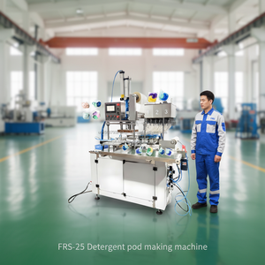 Automatic 3in1 Easy Operate Laundry Pod Making Machine PLC <b>Control</b> Plastic Bags Wrapping Liquid Detergent for Machine - Product Image 4