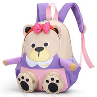 Sac à dos enfant 3D dessin animé personnalisé avec logo, respirant, léger, imperméable, pour la maternelle et l'école, usage quotidien